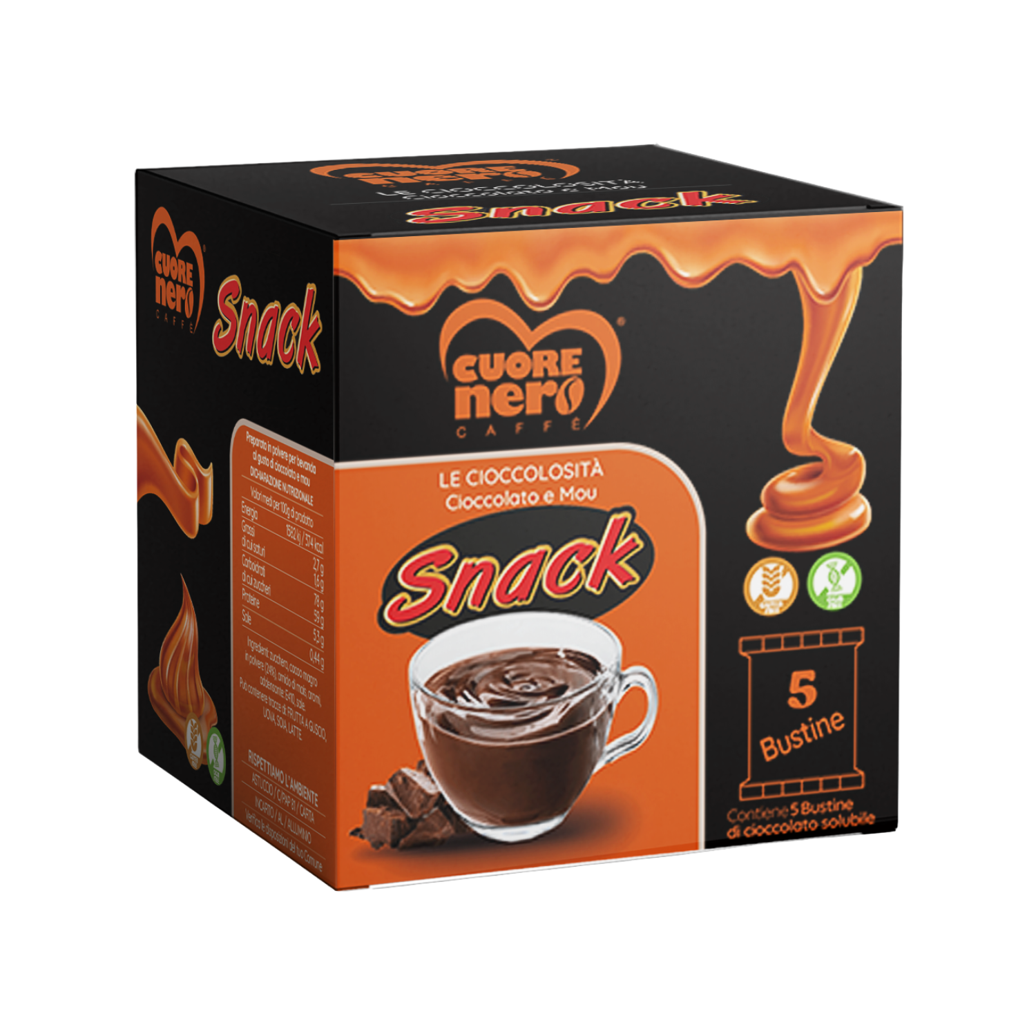 Cioccolata Solubile SNACK – 5 Bustine