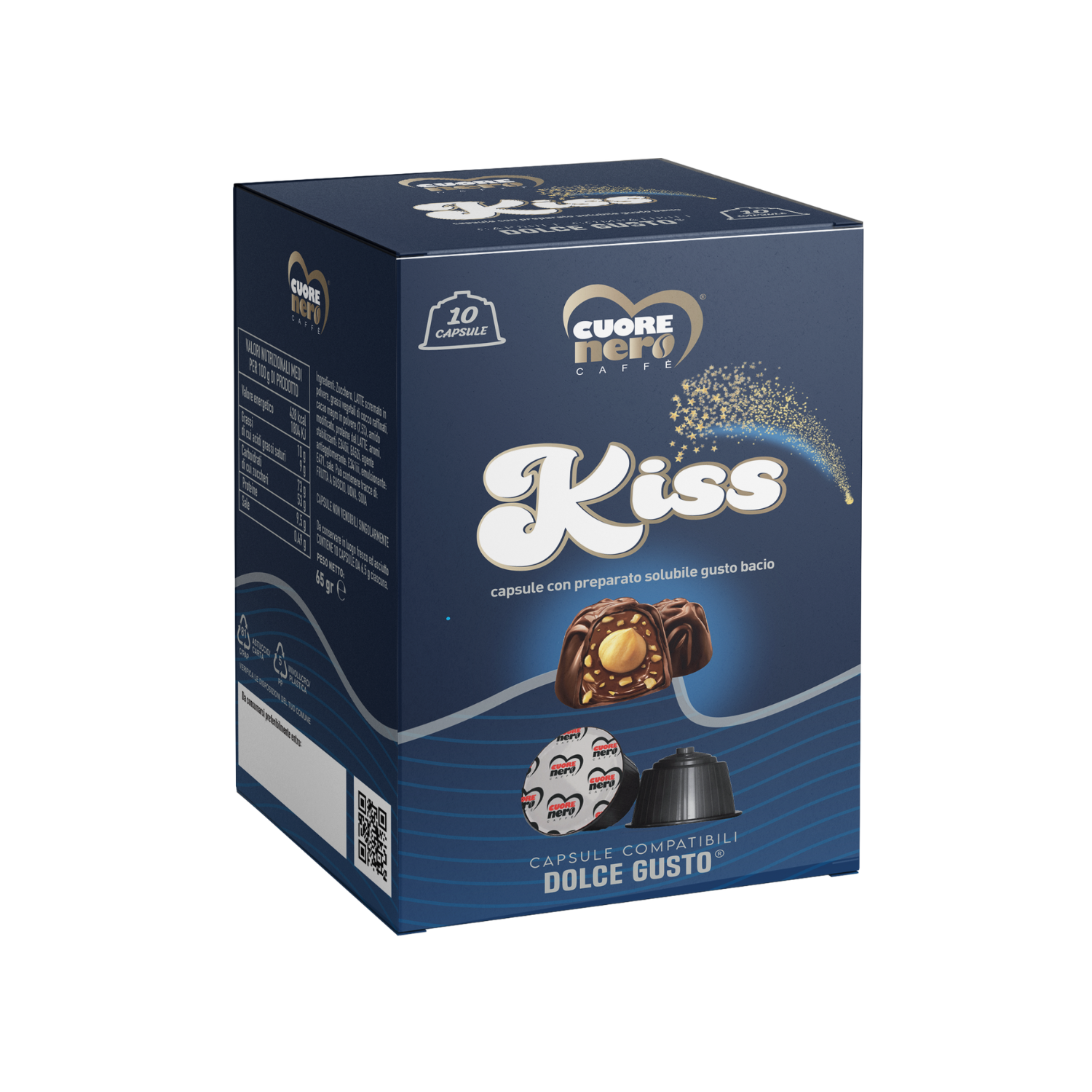 Kiss Cuore Nero – Capsule Dolce Gusto gusto Bacio – 10 pz