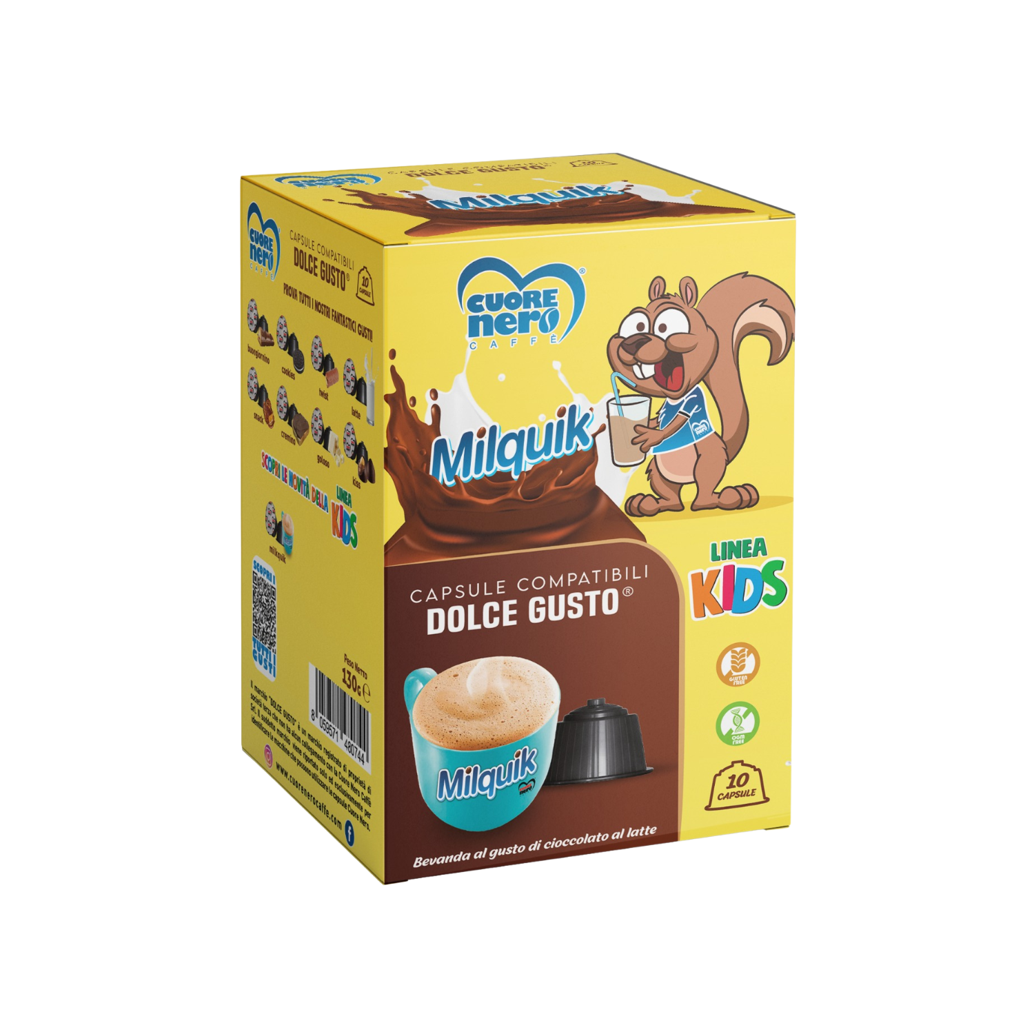 Milquik – Cioccolato al Latte (Capsule Dolce Gusto)