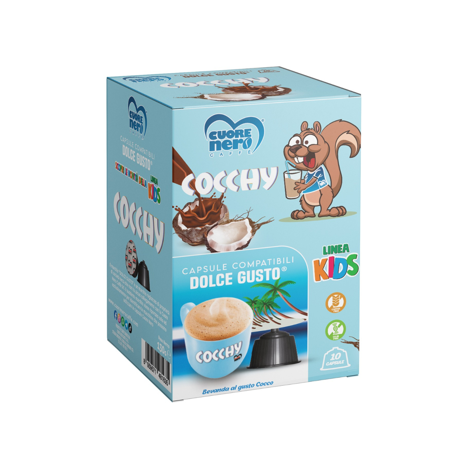 Cocchy – Bevanda al Gusto Cocco (Capsule Dolce Gusto)