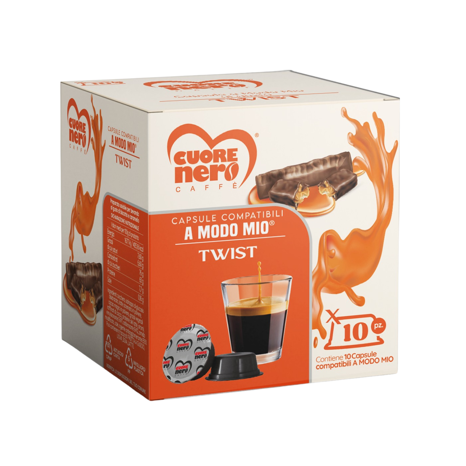 Twist – Capsule Compatibili A Modo Mio® (10 pezzi)
